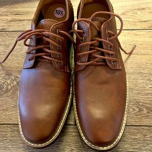 Guess Jakey Derby Dress Casual Oxford Shoe Brown